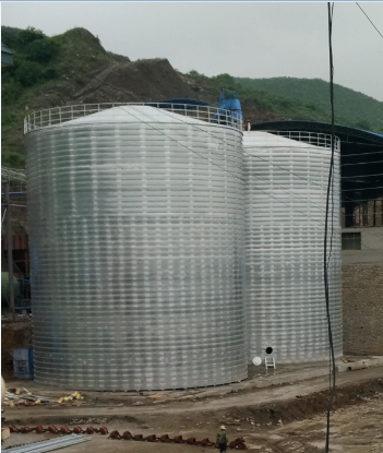 汉中粮食钢板仓的安装全过程不用热焊接