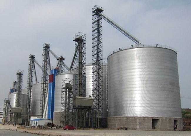 汉中大型钢板库构造参数及水泥储存质量